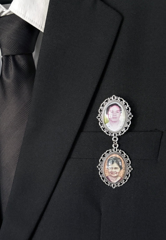 Medium Double Oval Pin (Design DP2, DP3)