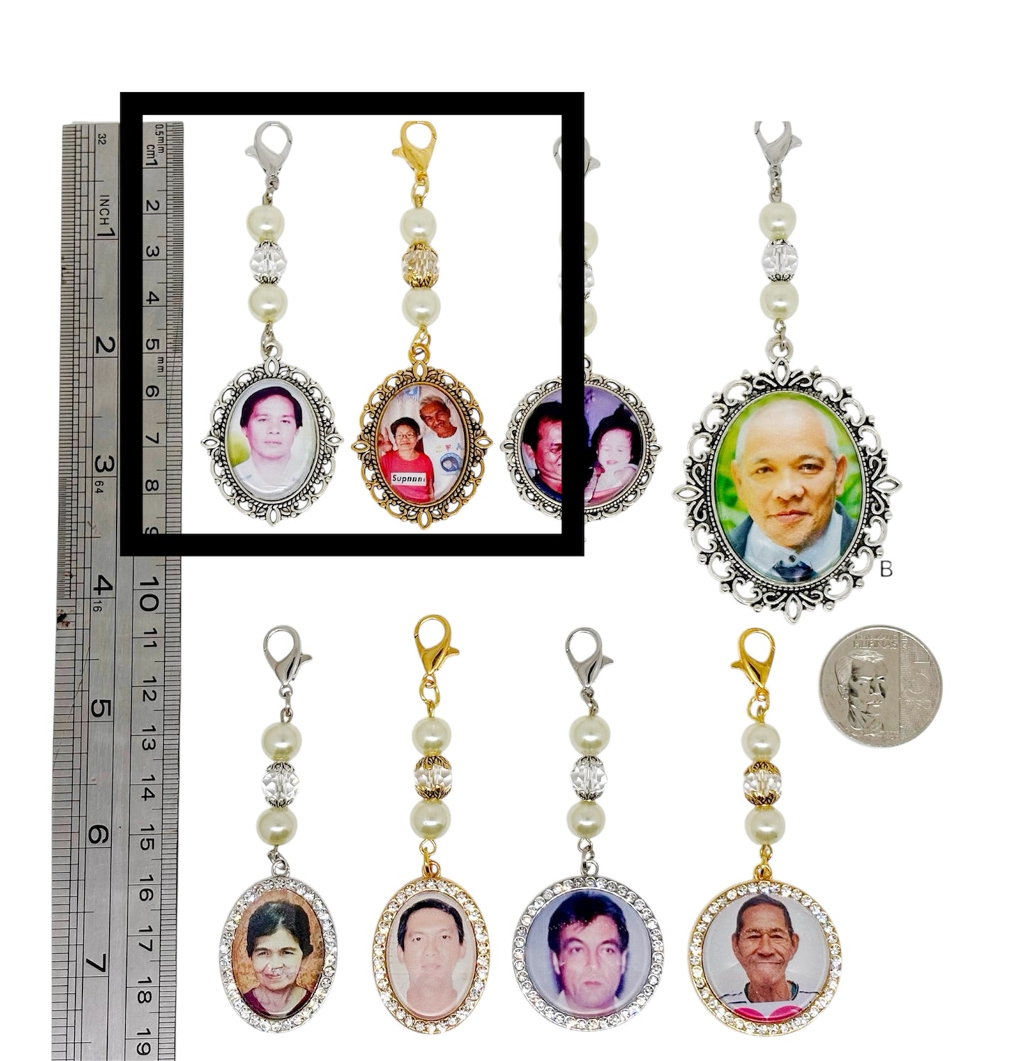 Medium Memorial Charm (Design B1, B2)