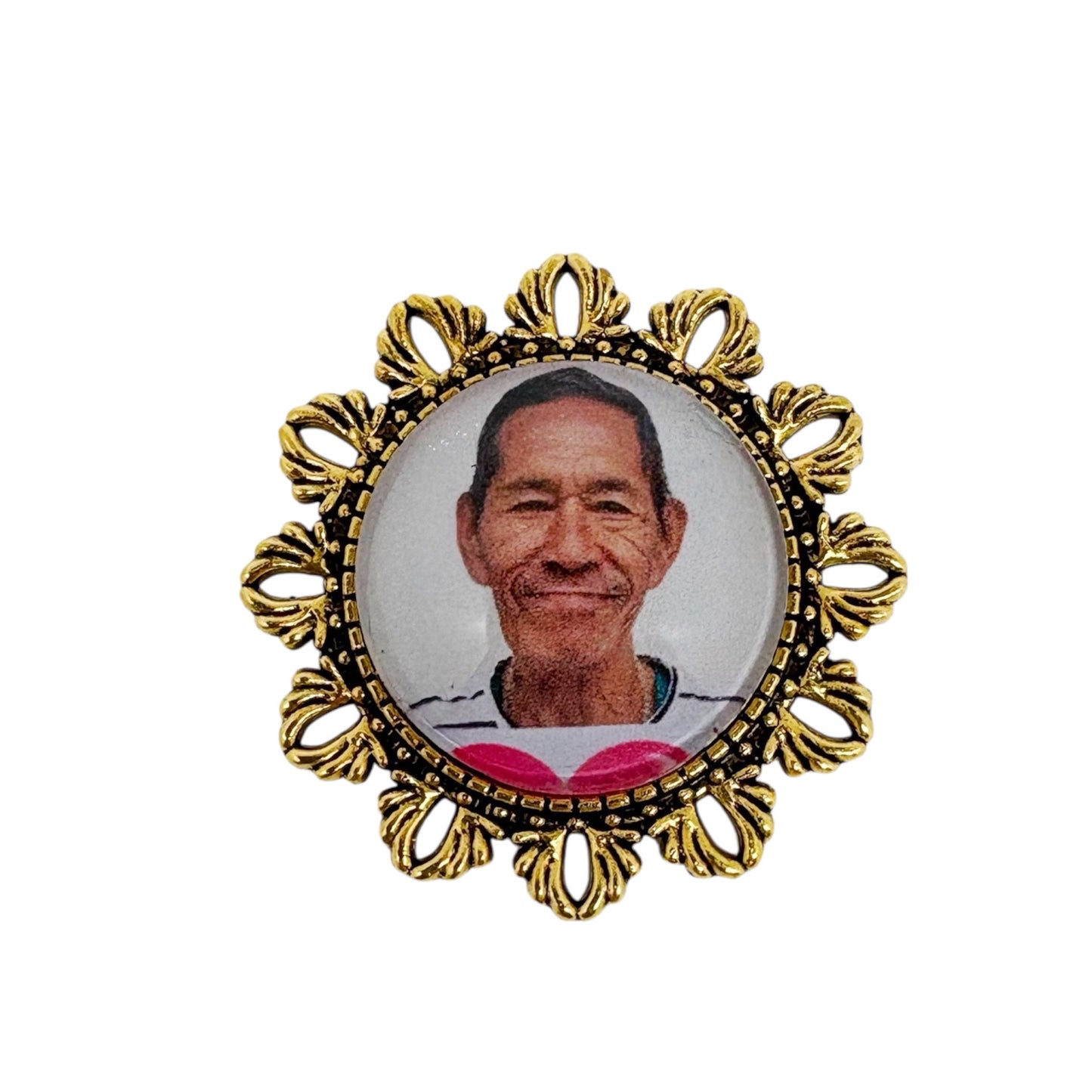 Ornate Circle Pin (Design PS8, PS9)
