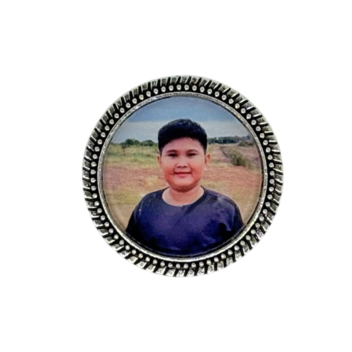 Silver Circle Pin (Design PS7)