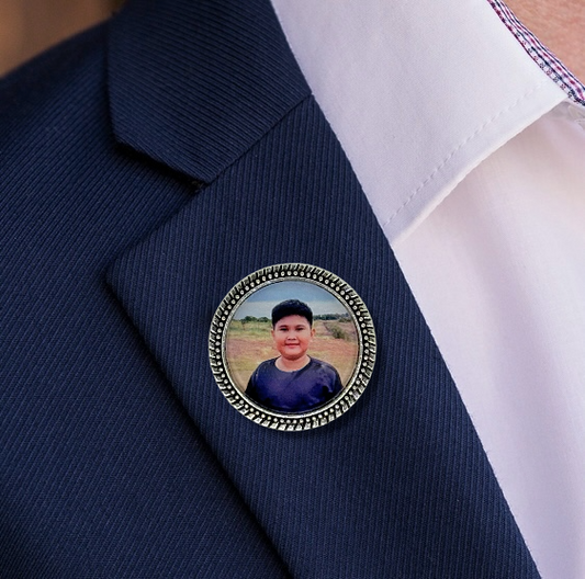 Silver Circle Pin (Design PS7)