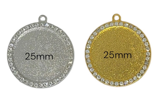 Additional Circle Rhinestone Pendant (#5, #6)