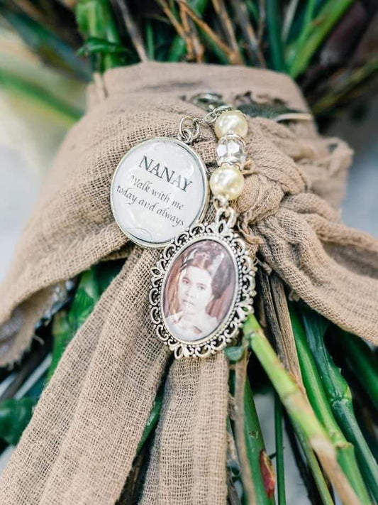 Medium Memorial Charm with Quote (Design A2, A3)